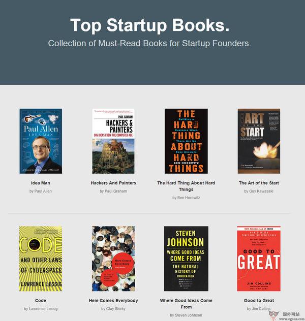 StartupBooks:創業者必讀書籍推薦網