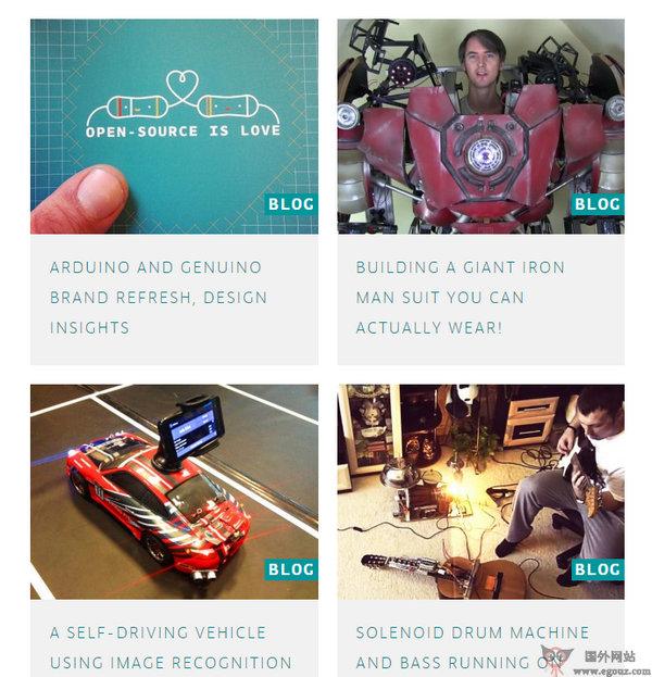 Arduino:免費開源電子原型平臺官網