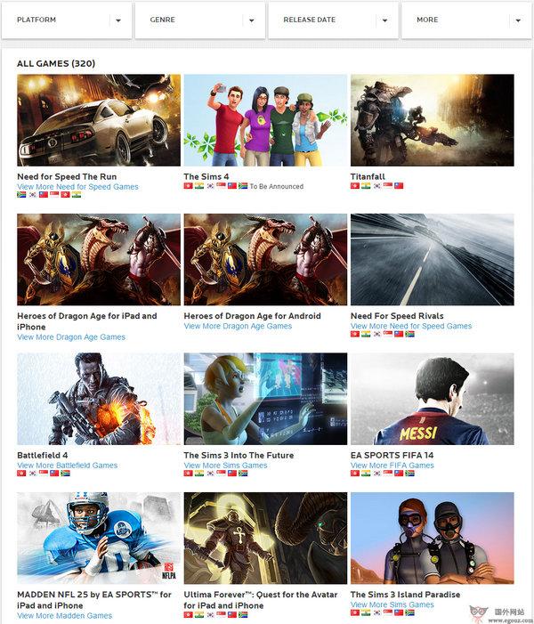 EA:美國藝電遊戲公司官網