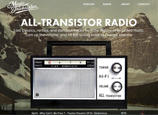 MagicTransistor:歷史搖滾樂收音機