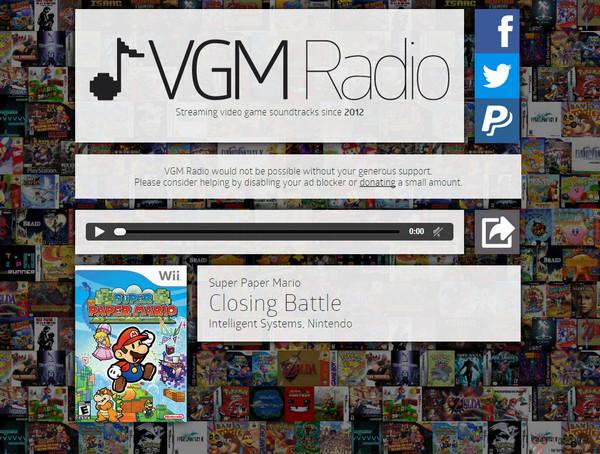 VgmRadio:線上遊戲音樂電臺