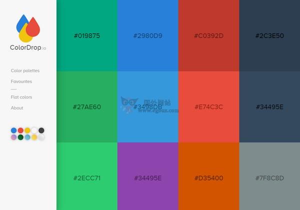 ColorDrop:線上顏色組合除錯工具