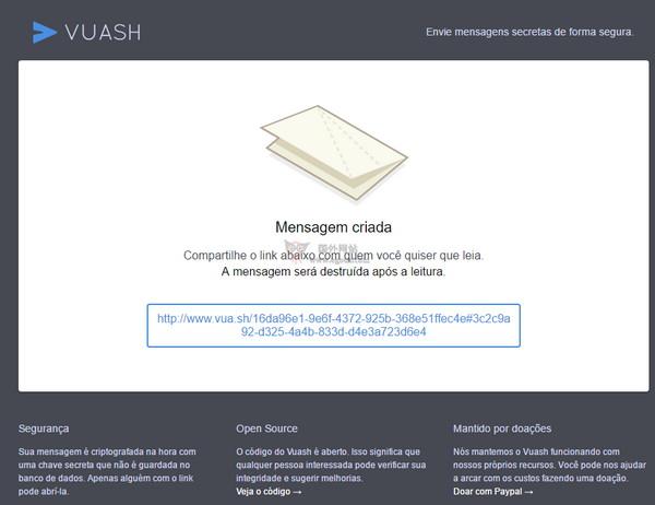 Vuash:免費安全資訊傳送工具